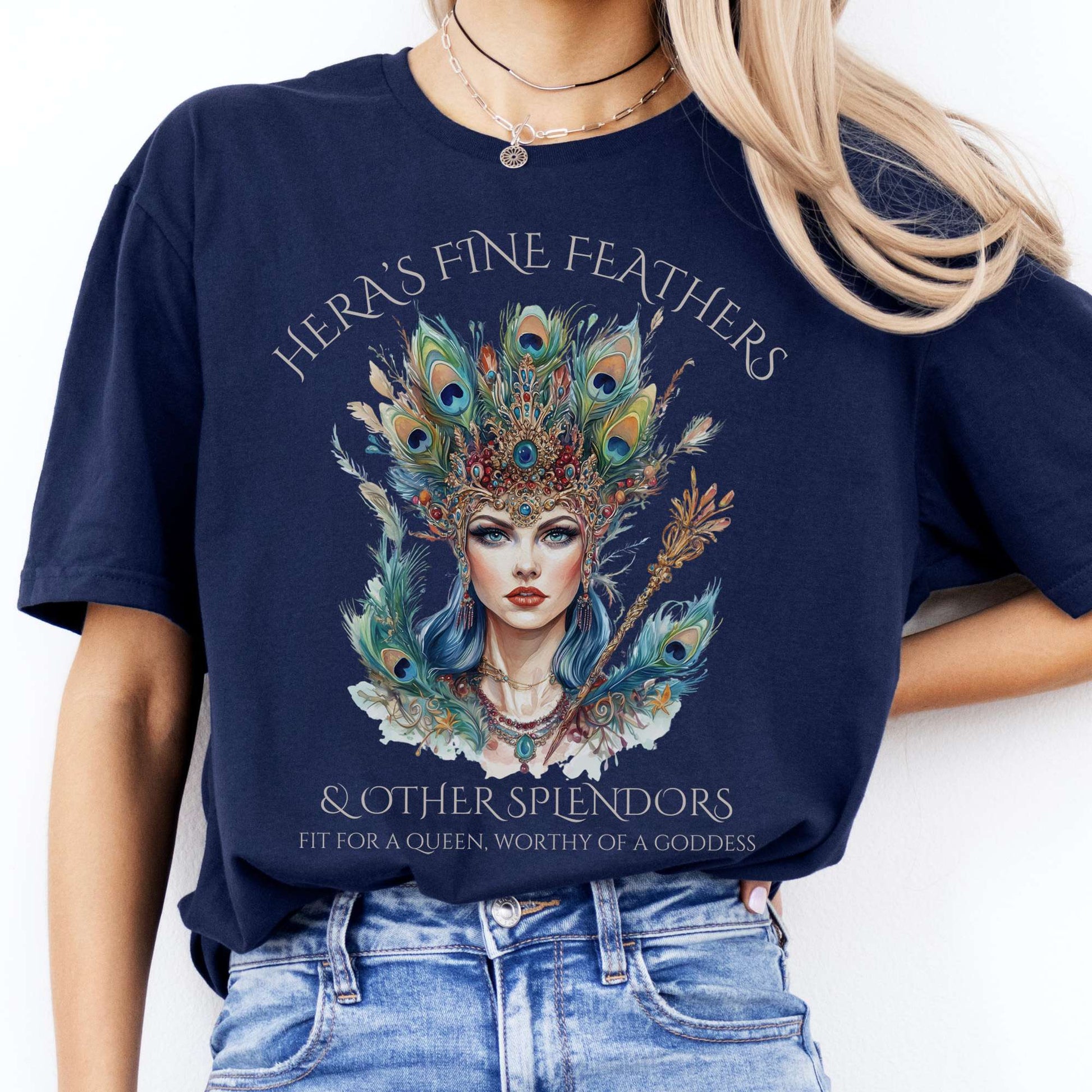 T-Shirts Hera’s Fine Feathers & Other Splendors T-Shirt The Mystic Eden