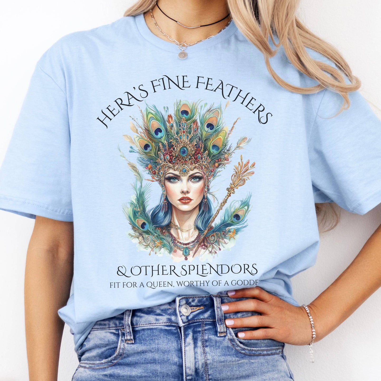 T-Shirts Hera’s Fine Feathers & Other Splendors T-Shirt The Mystic Eden