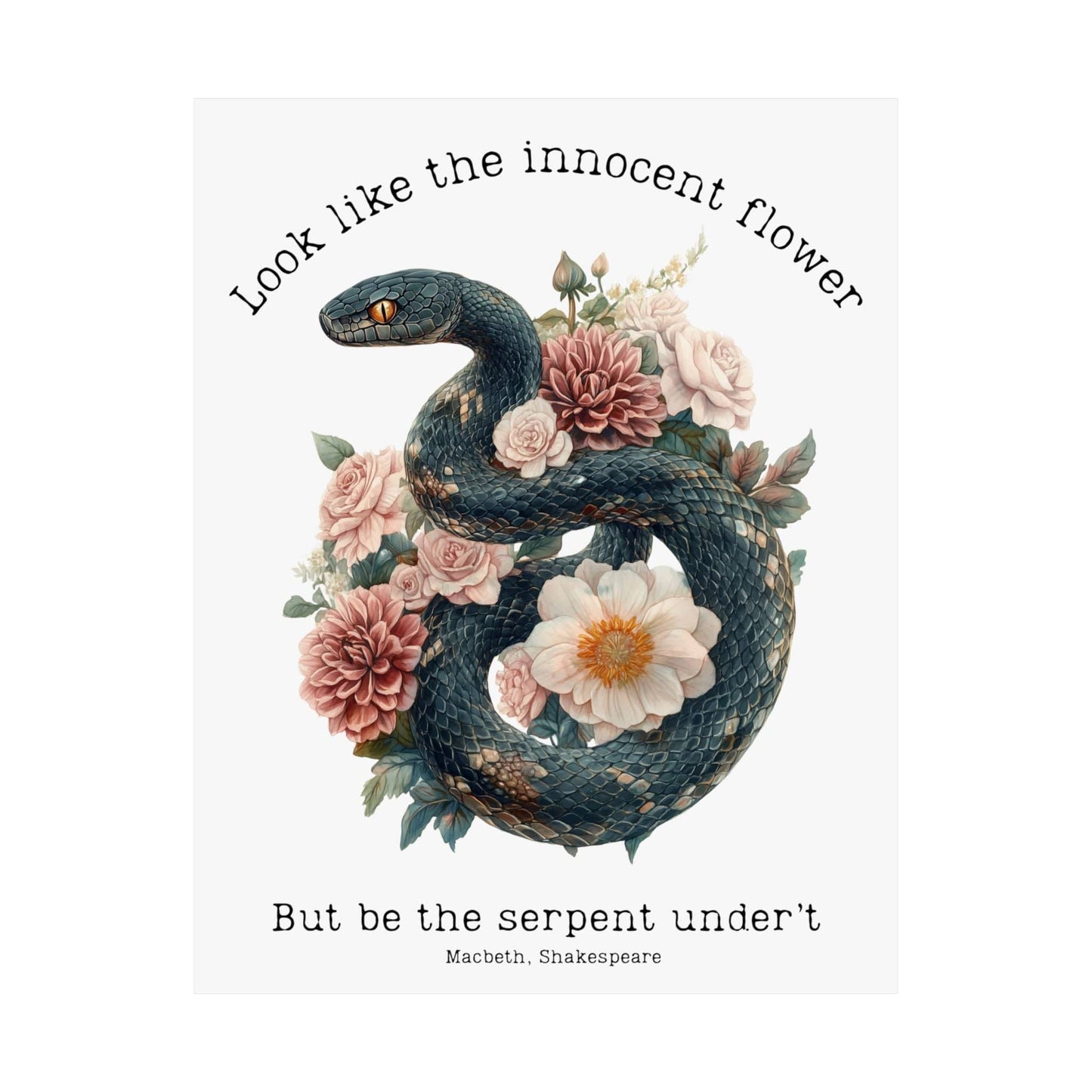 Poster 11″ x 14″ / Matte Design 186A - Art Print The Mystic Eden