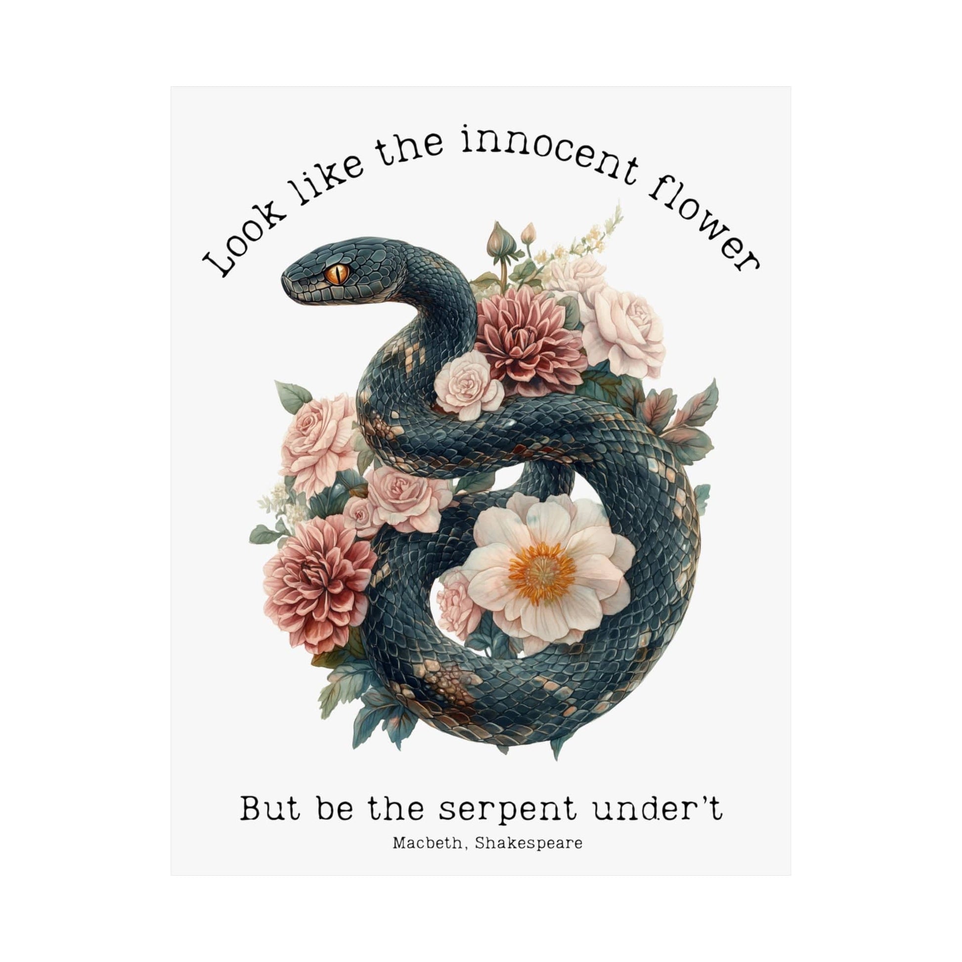 Poster 11″ x 14″ / Matte Design 186A - Art Print The Mystic Eden