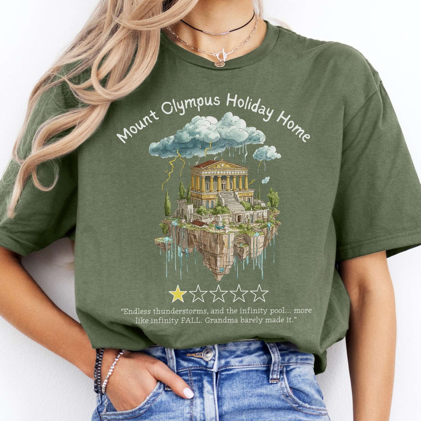 T-Shirt Mount Olympus Holiday Home T-Shirt The Mystic Eden