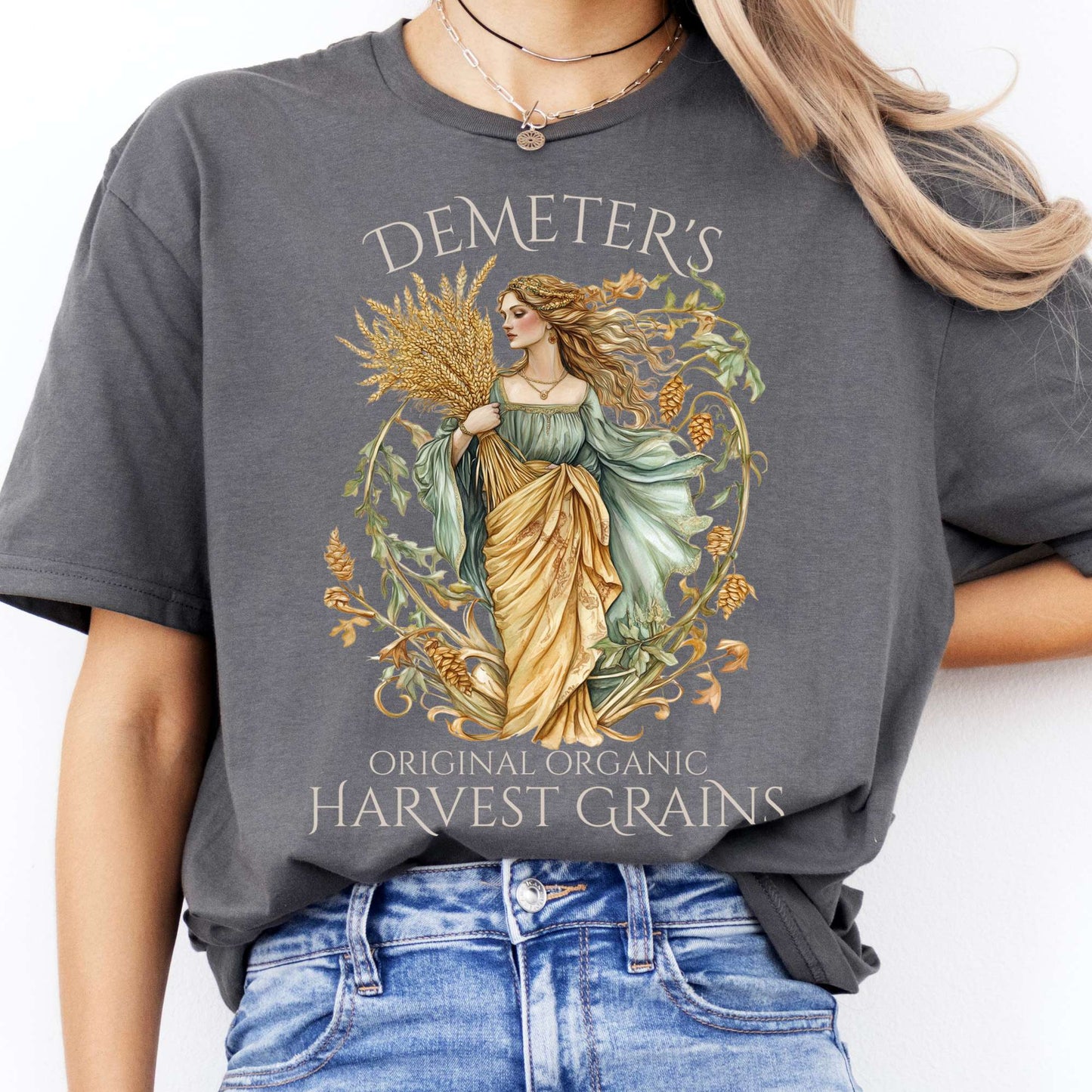 T-Shirts Demeter's Original Organic Harvest Grains T-Shirt The Mystic Eden