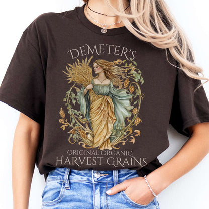 T-Shirts Demeter's Original Organic Harvest Grains T-Shirt The Mystic Eden