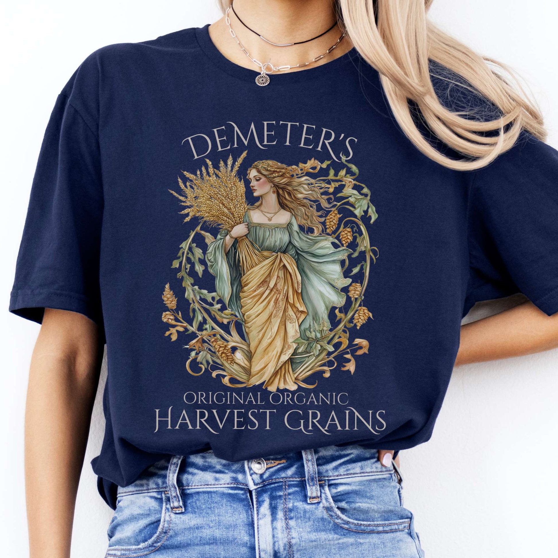 T-Shirts Demeter's Original Organic Harvest Grains T-Shirt The Mystic Eden