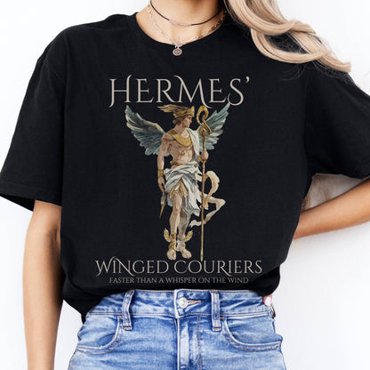 T-Shirts Hermes' Winged Couriers T-Shirt The Mystic Eden