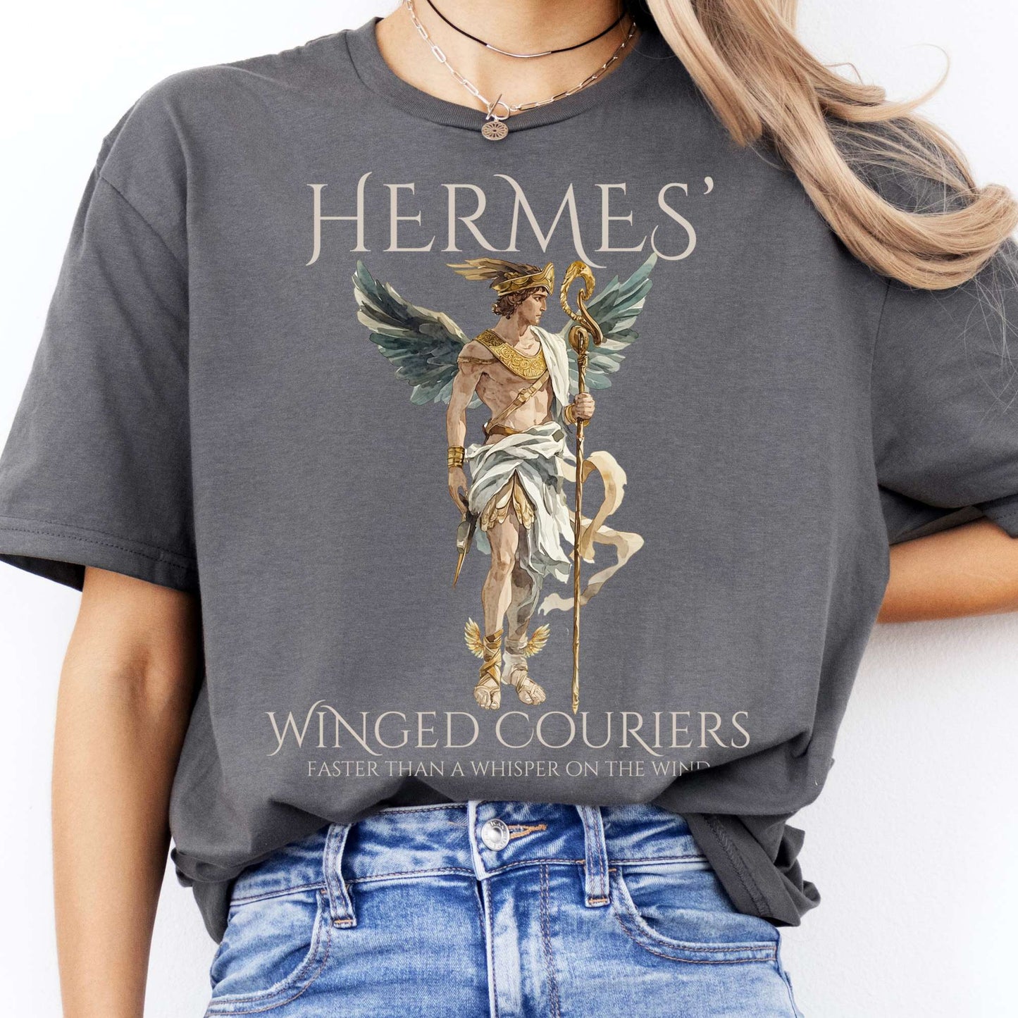T-Shirts Hermes' Winged Couriers T-Shirt The Mystic Eden