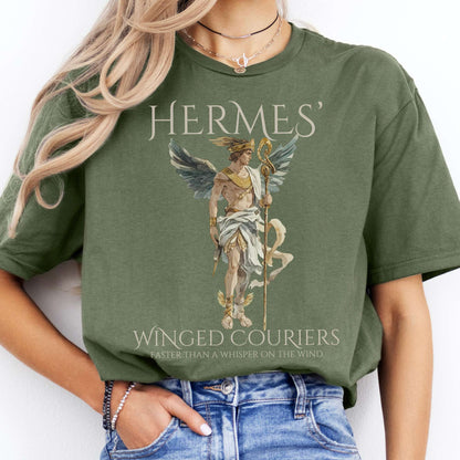 T-Shirts Hermes' Winged Couriers T-Shirt The Mystic Eden