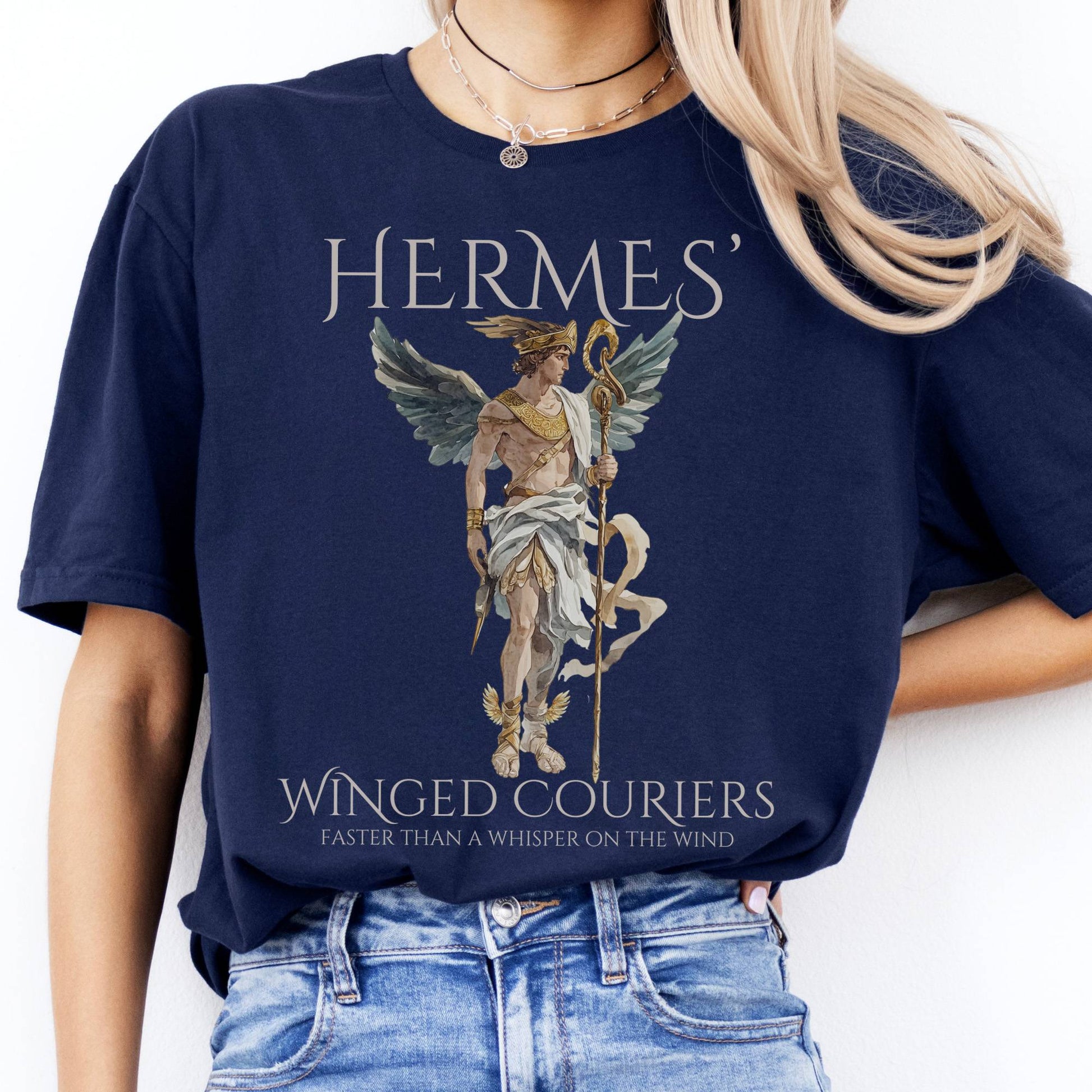 T-Shirts Hermes' Winged Couriers T-Shirt The Mystic Eden