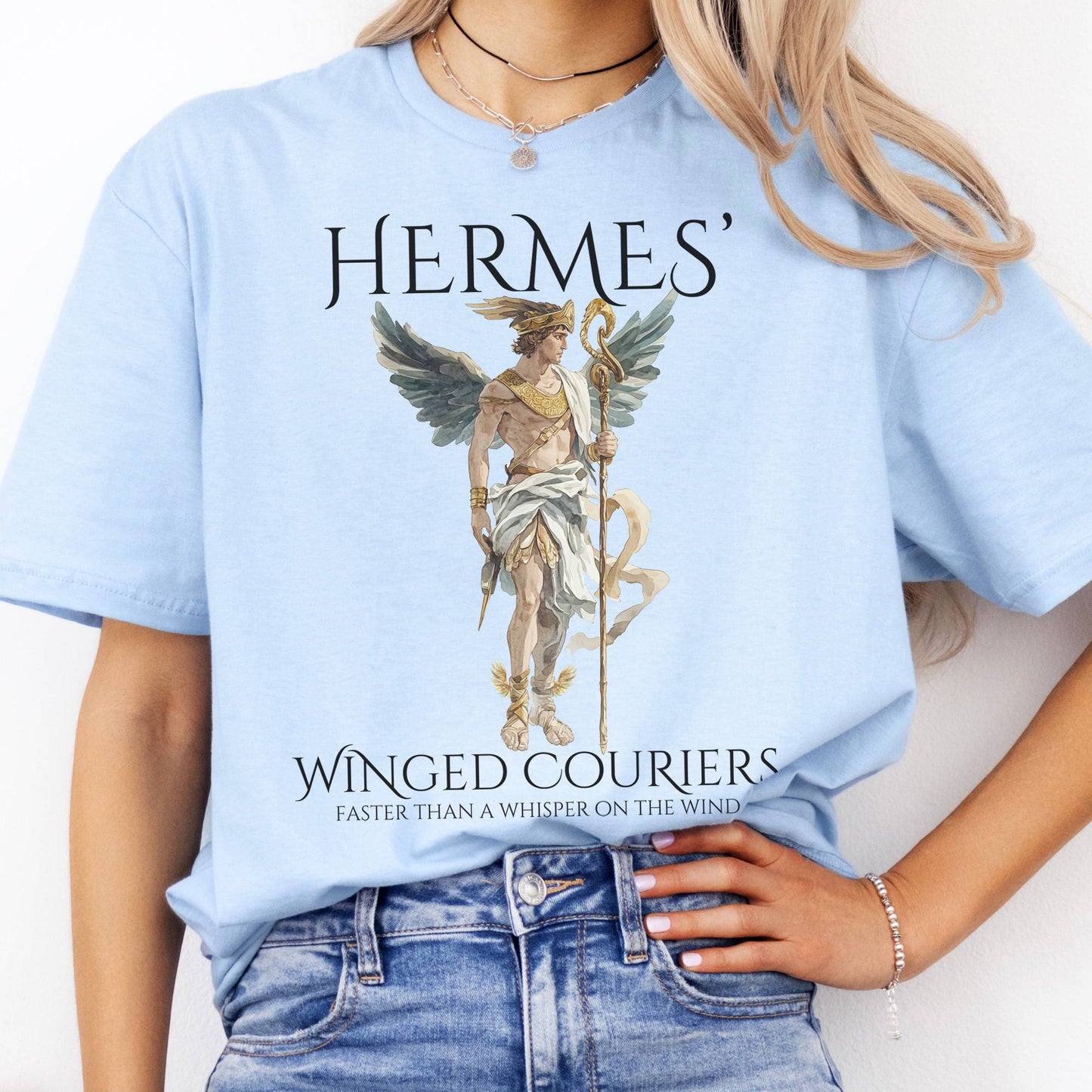 T-Shirts Hermes' Winged Couriers T-Shirt The Mystic Eden