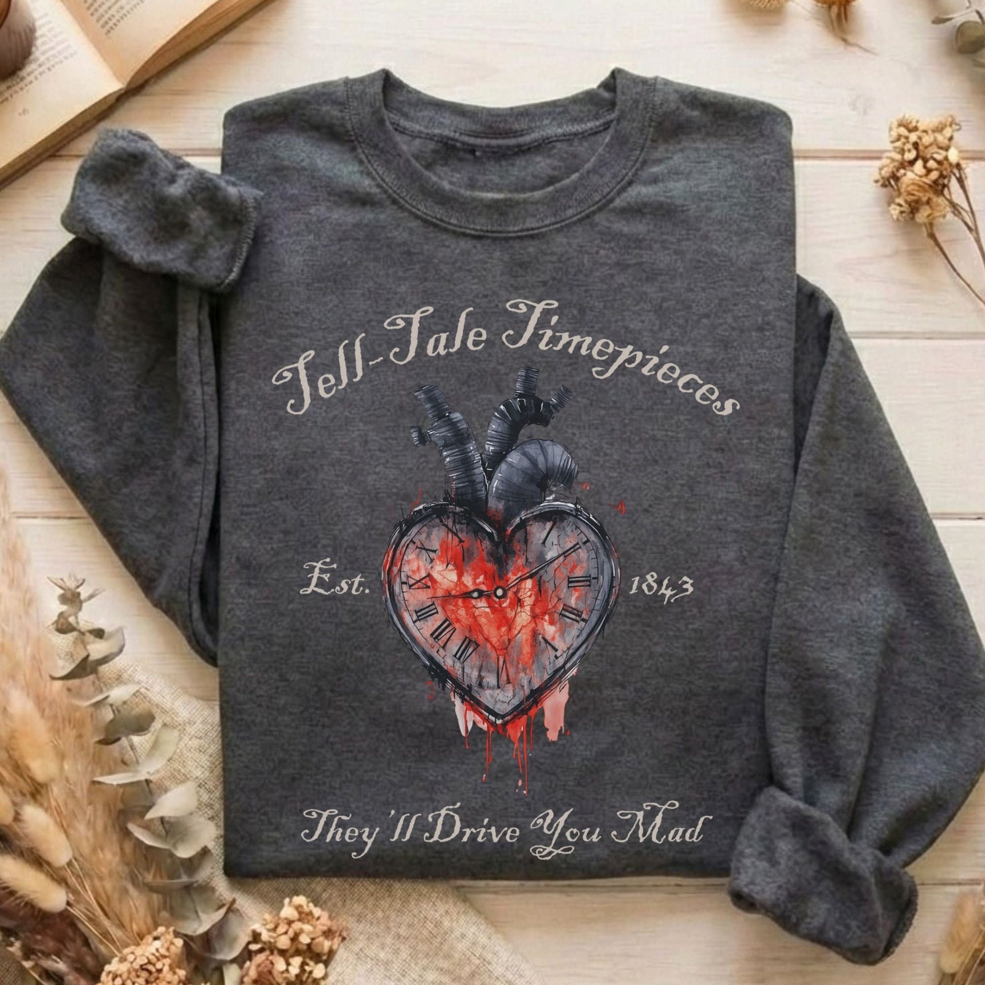 Sweatshirt Dark Heather / S Design 97 Sweatshirt The Mystic Eden