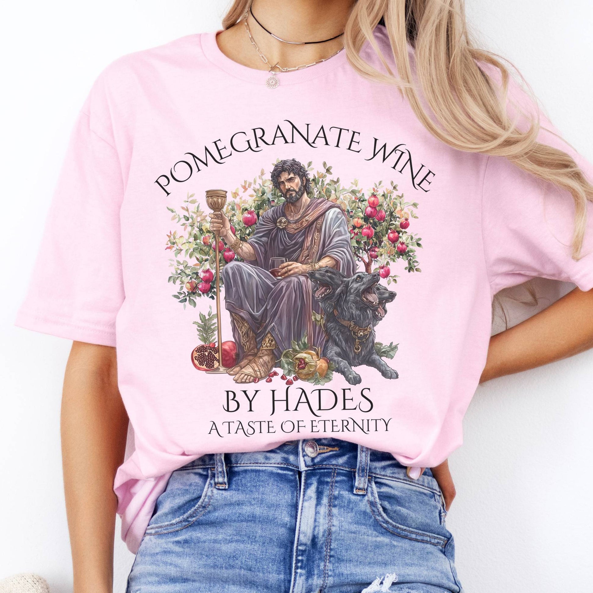 T-Shirts Pomegranate Wine A Taste of Eternity T-Shirt The Mystic Eden
