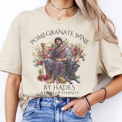 T-Shirts Pomegranate Wine A Taste of Eternity T-Shirt The Mystic Eden