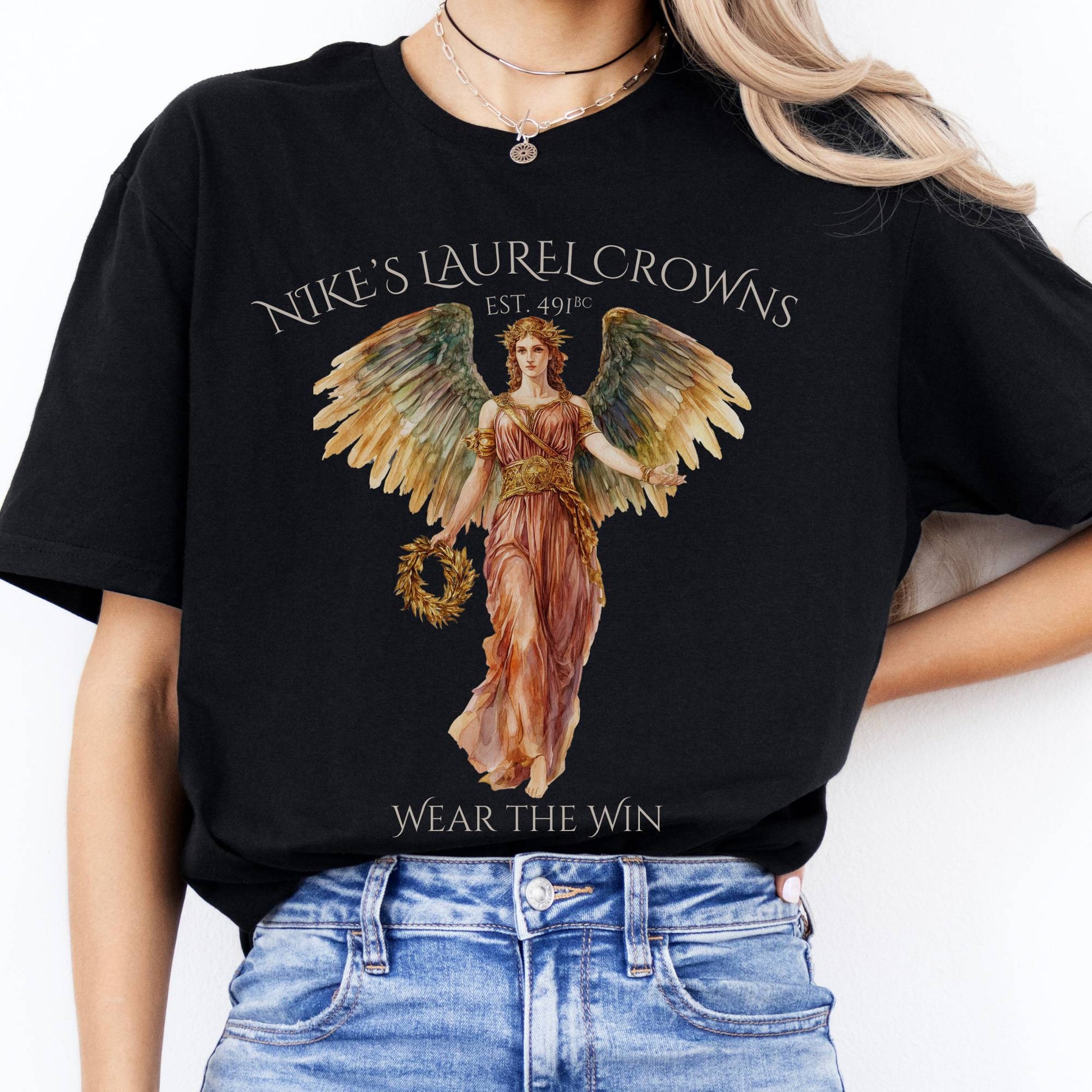 T-Shirts Nike's Laurel Crowns T-Shirt The Mystic Eden