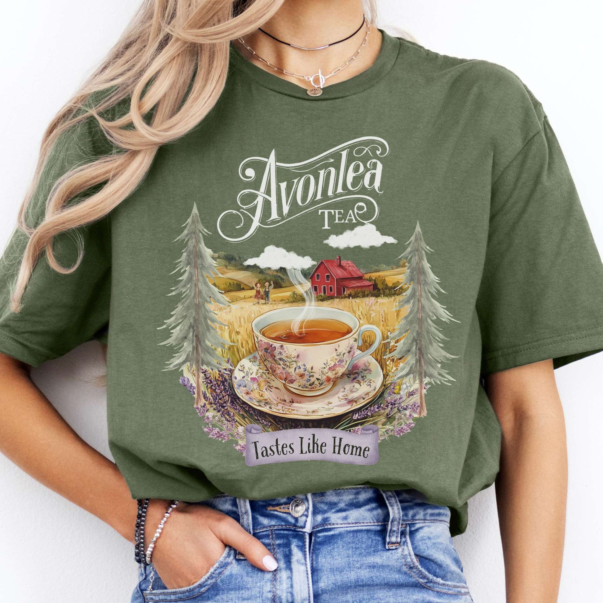 T-Shirts Avonlea Tea Anne of Green Gables T-Shirt The Mystic Eden
