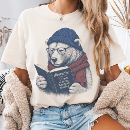 T-Shirt Ivory / S Hibernation Guide Bear T-Shirt The Mystic Eden