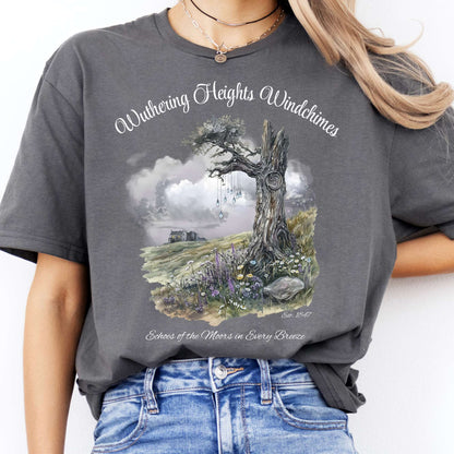T-Shirts Wuthering Heights Windchimes Brontë T-Shirt The Mystic Eden