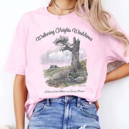 T-Shirts Wuthering Heights Windchimes Brontë T-Shirt The Mystic Eden