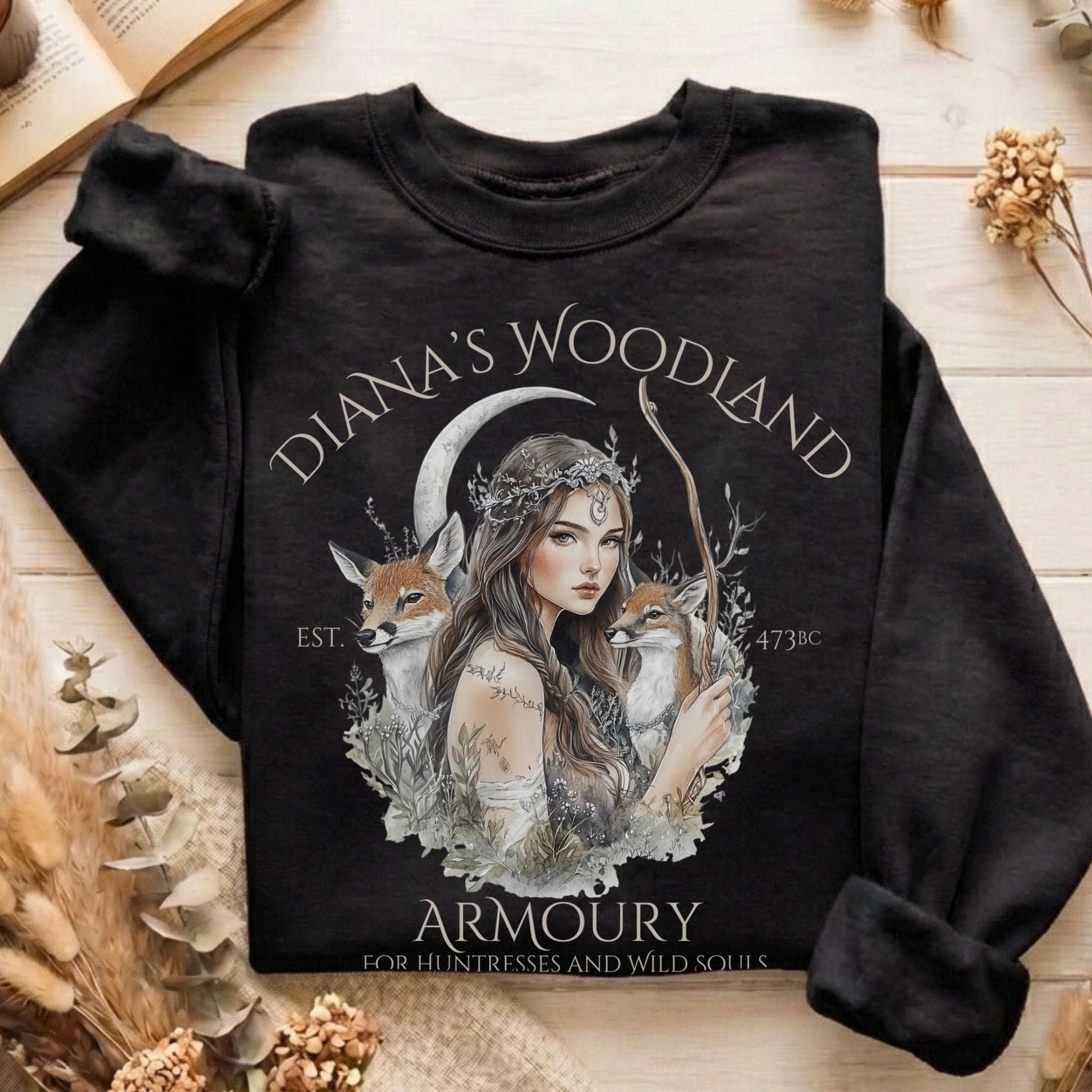 Sweatshirt Black / S Design 99 Sweatshirt The Mystic Eden