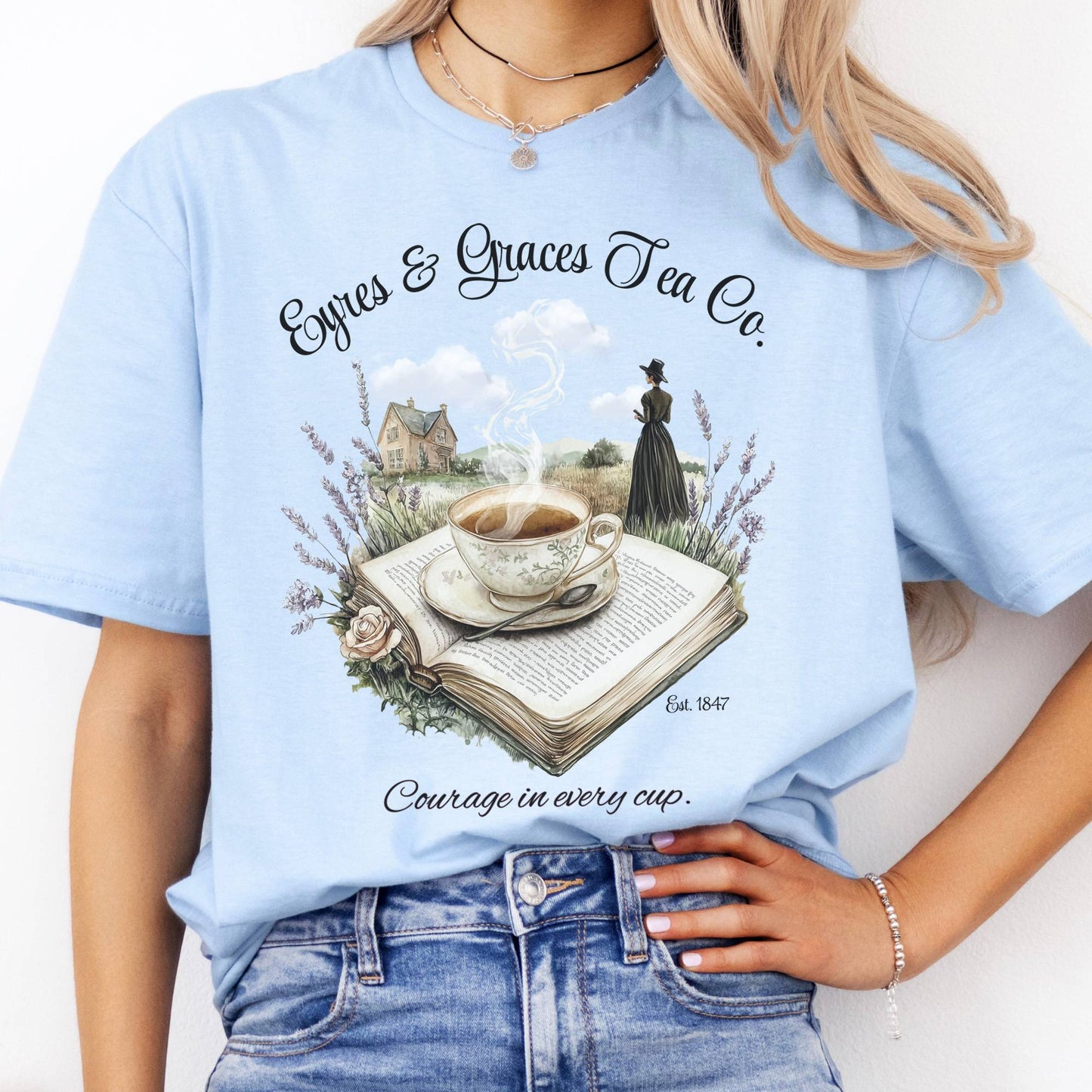 T-Shirts Eyres & Graces Tea Co Jane Eyre T-Shirt The Mystic Eden