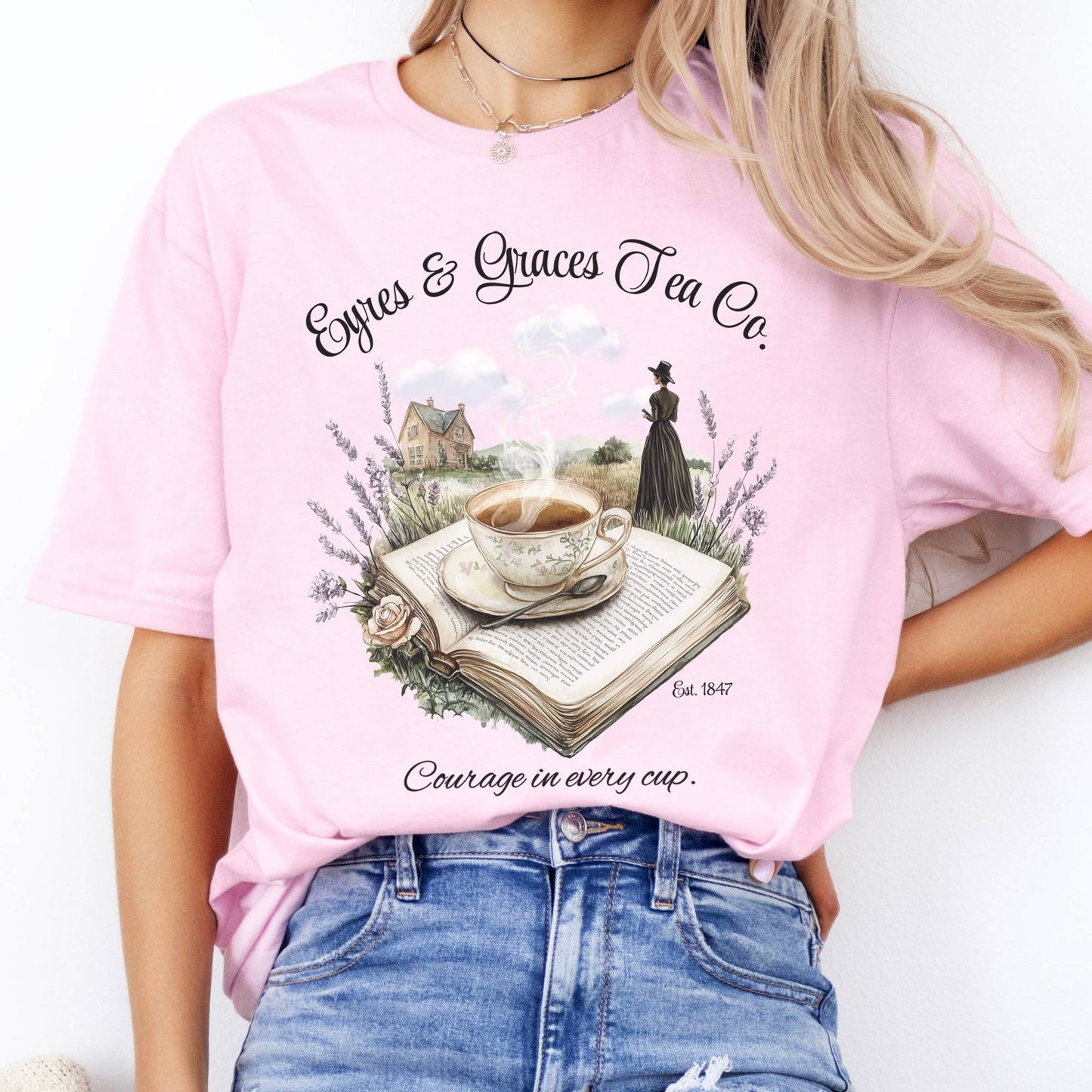 T-Shirts Eyres & Graces Tea Co Jane Eyre T-Shirt The Mystic Eden