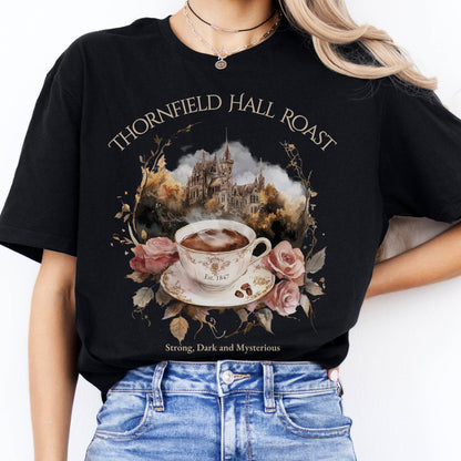 T-Shirts Thornfield Hall Roast Jane Eyre T-Shirt The Mystic Eden