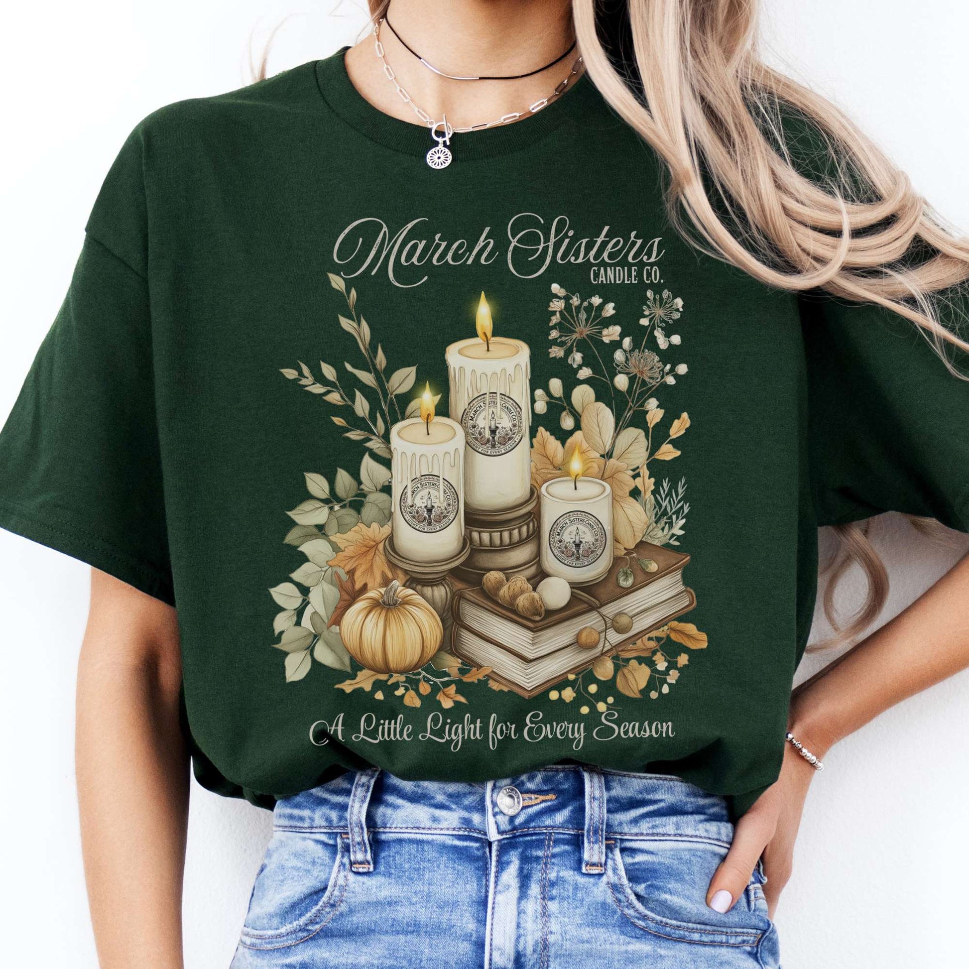 T-Shirts March Sisters Candle Co Little Women T-Shirt The Mystic Eden