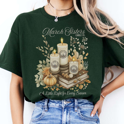 T-Shirts March Sisters Candle Co Little Women T-Shirt The Mystic Eden