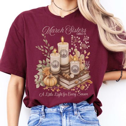 T-Shirts March Sisters Candle Co Little Women T-Shirt The Mystic Eden