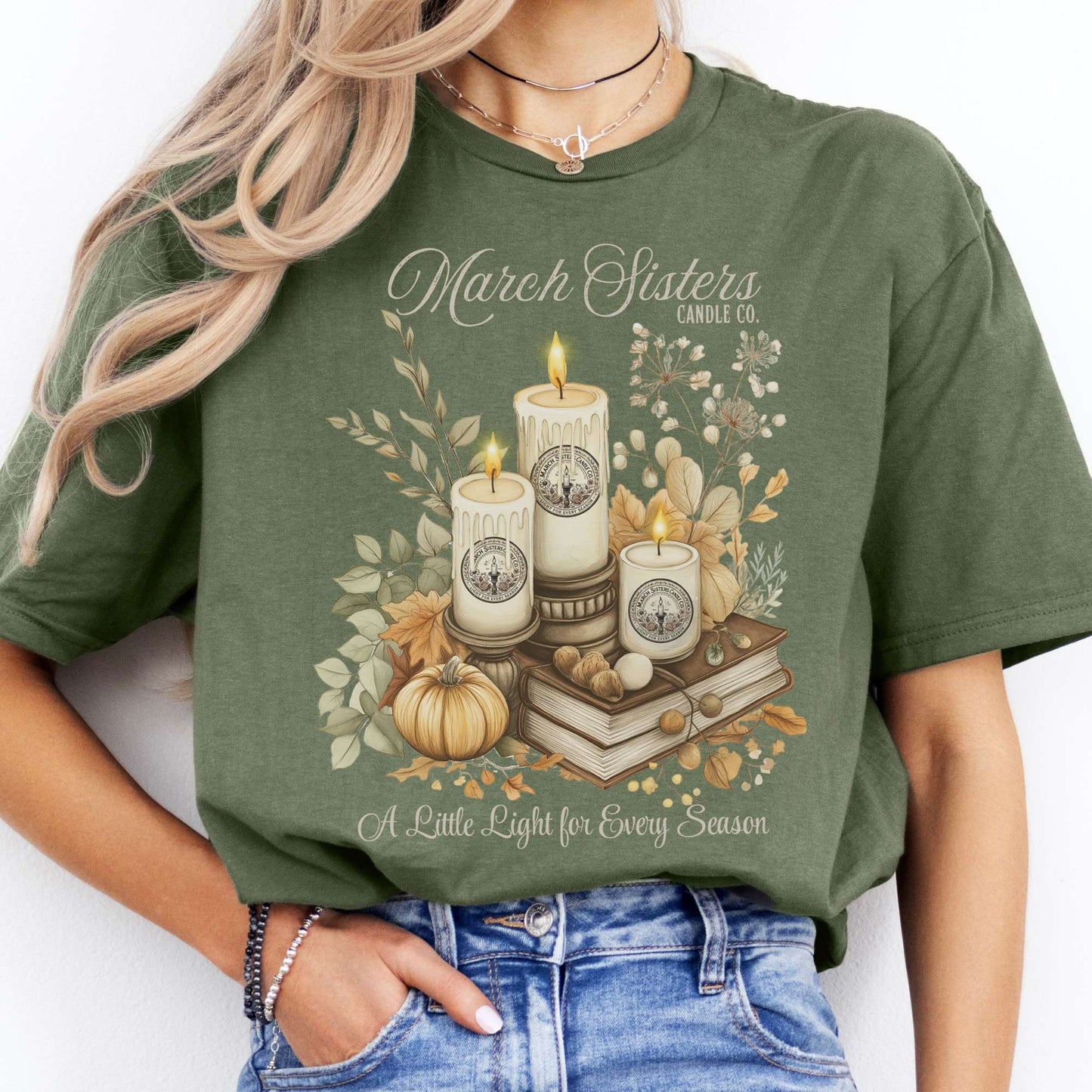 T-Shirts March Sisters Candle Co Little Women T-Shirt The Mystic Eden