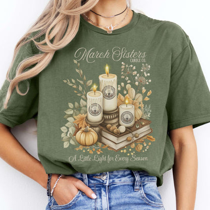 T-Shirts March Sisters Candle Co Little Women T-Shirt The Mystic Eden