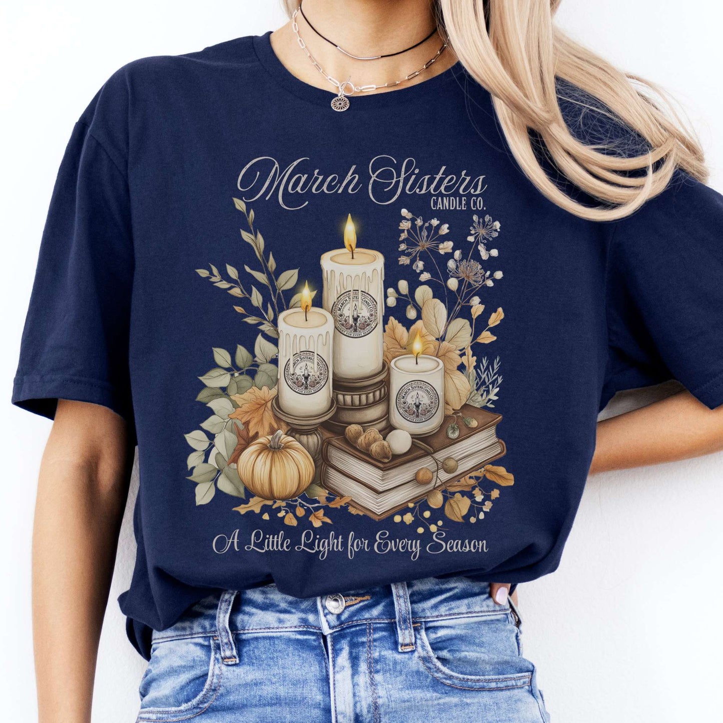 T-Shirts March Sisters Candle Co Little Women T-Shirt The Mystic Eden