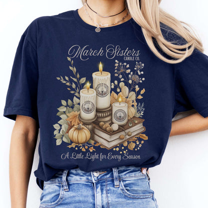 T-Shirts March Sisters Candle Co Little Women T-Shirt The Mystic Eden