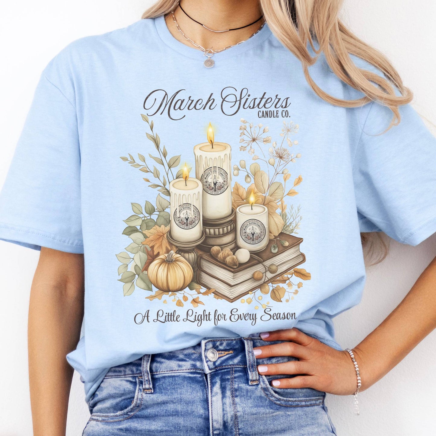 T-Shirts March Sisters Candle Co Little Women T-Shirt The Mystic Eden