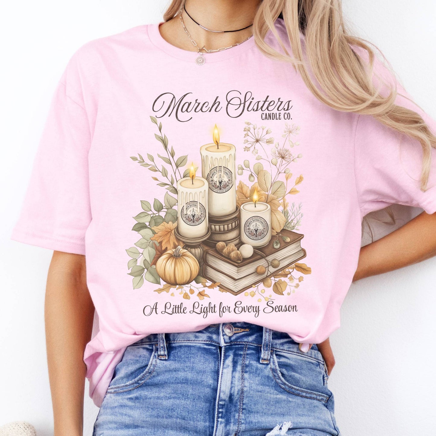 T-Shirts March Sisters Candle Co Little Women T-Shirt The Mystic Eden