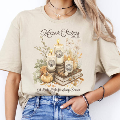 T-Shirts March Sisters Candle Co Little Women T-Shirt The Mystic Eden