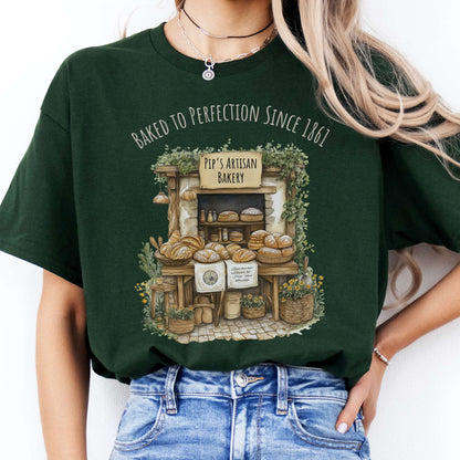 T-Shirt Pip's Artisan Bakery Great Expectations Dickens T-Shirt The Mystic Eden