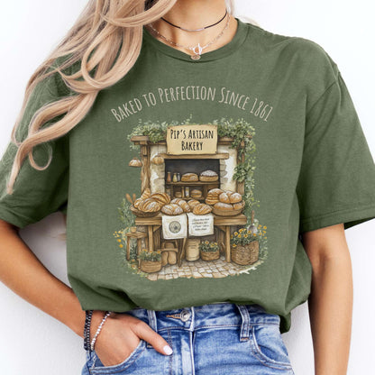 T-Shirt Pip's Artisan Bakery Great Expectations Dickens T-Shirt The Mystic Eden