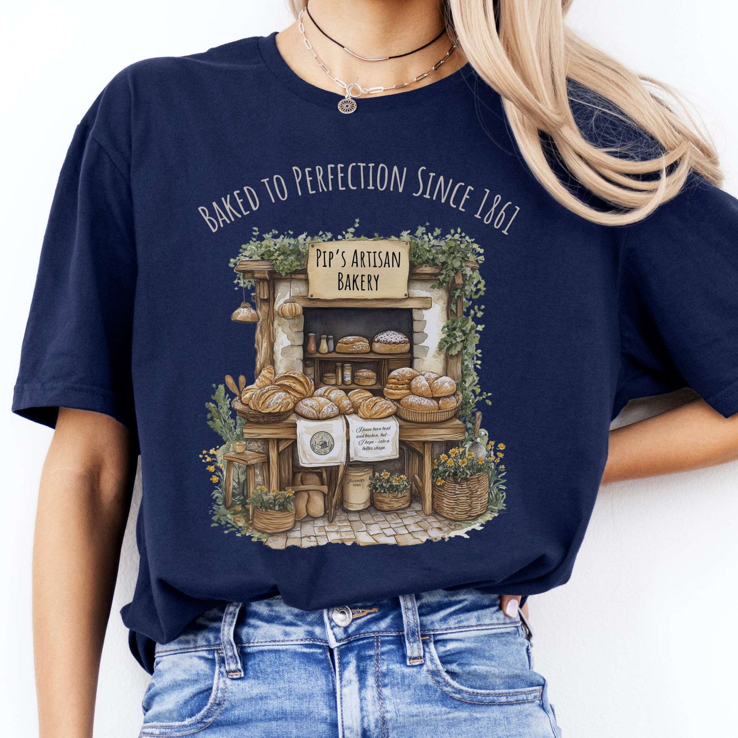 T-Shirt Pip's Artisan Bakery Great Expectations Dickens T-Shirt The Mystic Eden