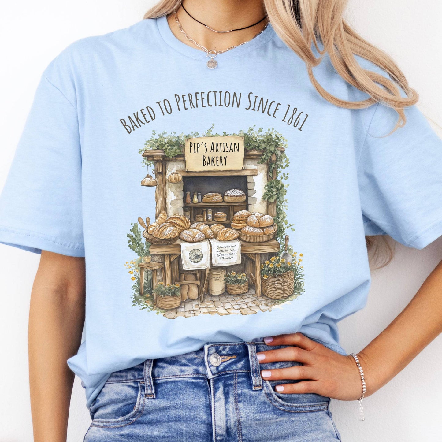 T-Shirt Pip's Artisan Bakery Great Expectations Dickens T-Shirt The Mystic Eden