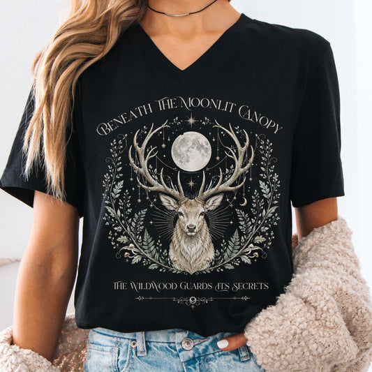 V-neck Black / S Design 314 V-Neck The Mystic Eden