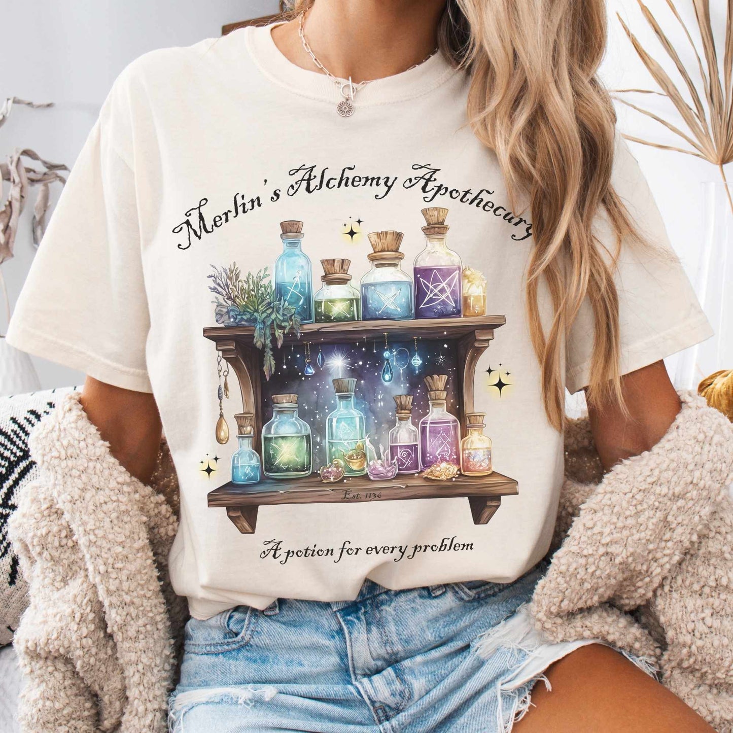 Merlin's Alchemy Apothecary Tee