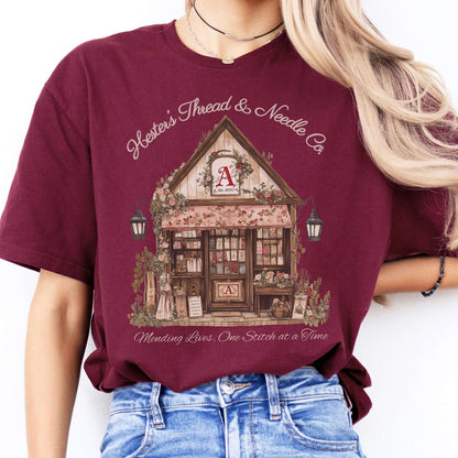 T-Shirts Hester's Thread & Needle Co. Scarlet Letter T-Shirt The Mystic Eden