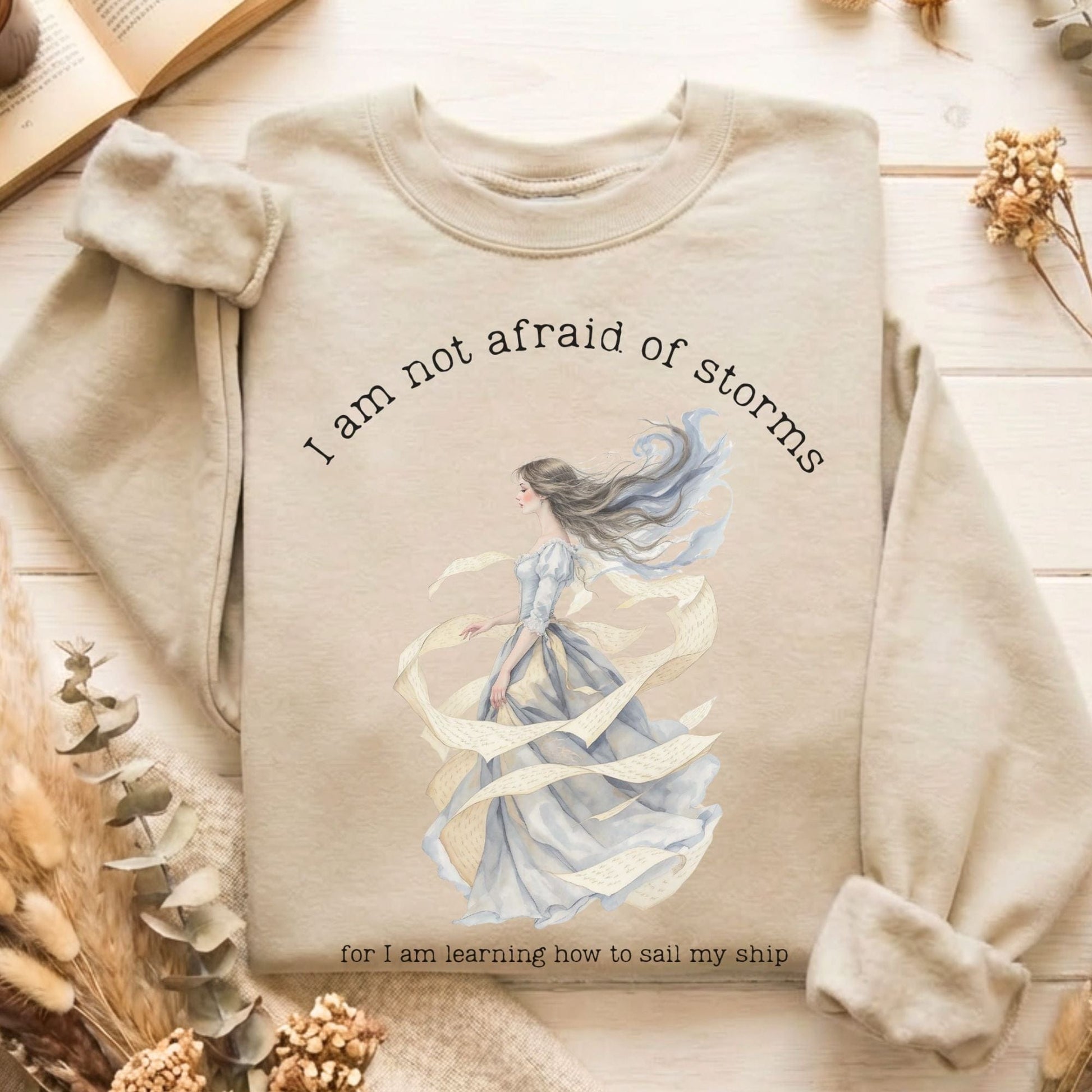 Sweatshirt Sand / S Design 285 Crewneck Sweatshirt The Mystic Eden