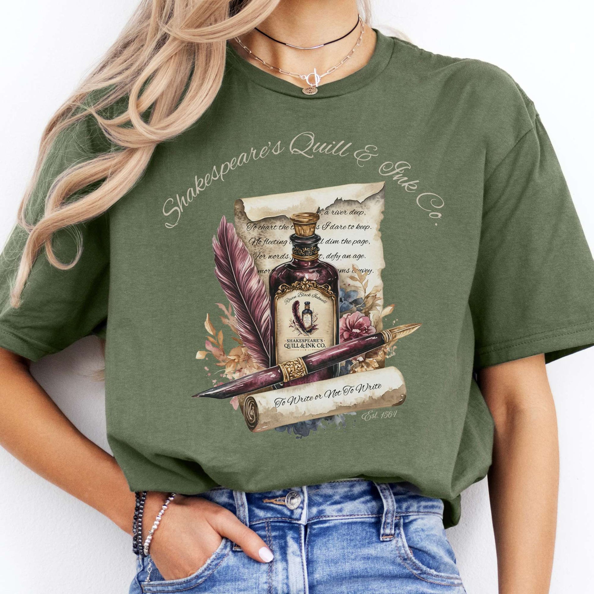 T-Shirts Shakespeare's Quill & Ink Co. T-Shirt The Mystic Eden