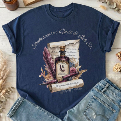 T-Shirts Navy / S Shakespeare's Quill & Ink Co. T-Shirt The Mystic Eden