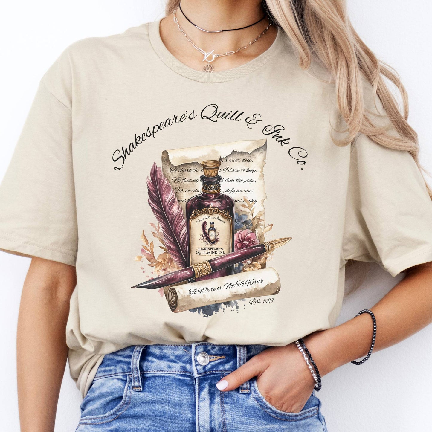 T-Shirts Shakespeare's Quill & Ink Co. T-Shirt The Mystic Eden