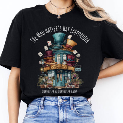 T-Shirts The Mad Hatter's Hat Emporium T-Shirt The Mystic Eden