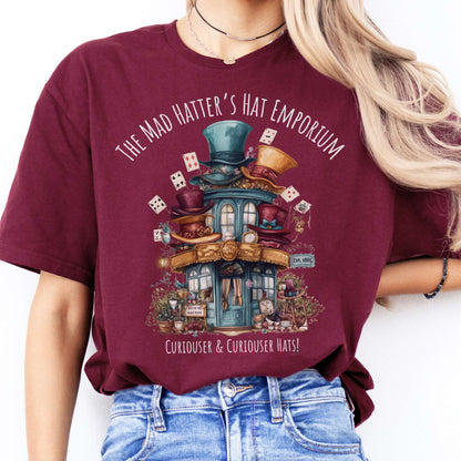 T-Shirts The Mad Hatter's Hat Emporium T-Shirt The Mystic Eden