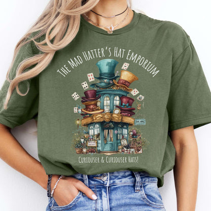 T-Shirts The Mad Hatter's Hat Emporium T-Shirt The Mystic Eden