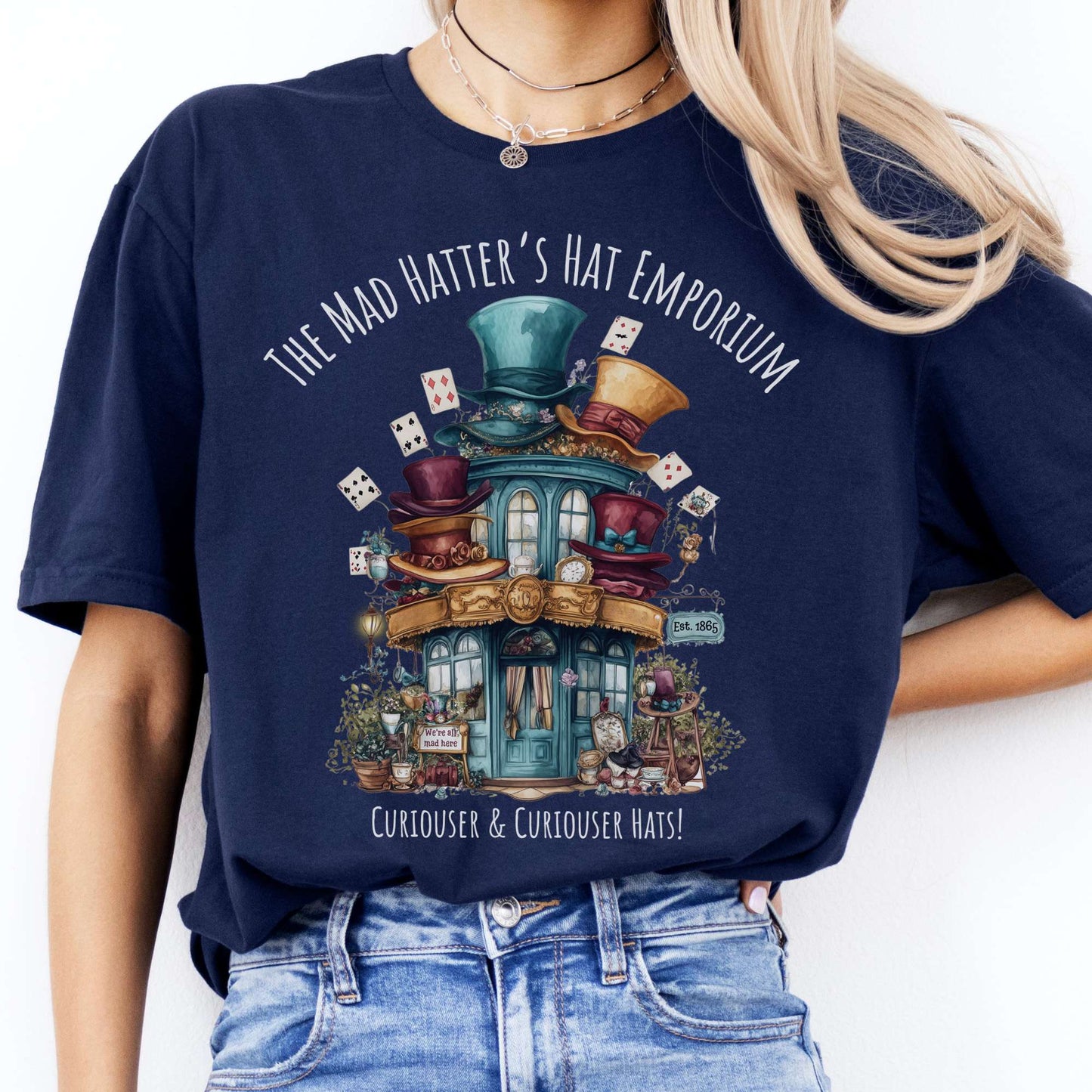T-Shirts The Mad Hatter's Hat Emporium T-Shirt The Mystic Eden